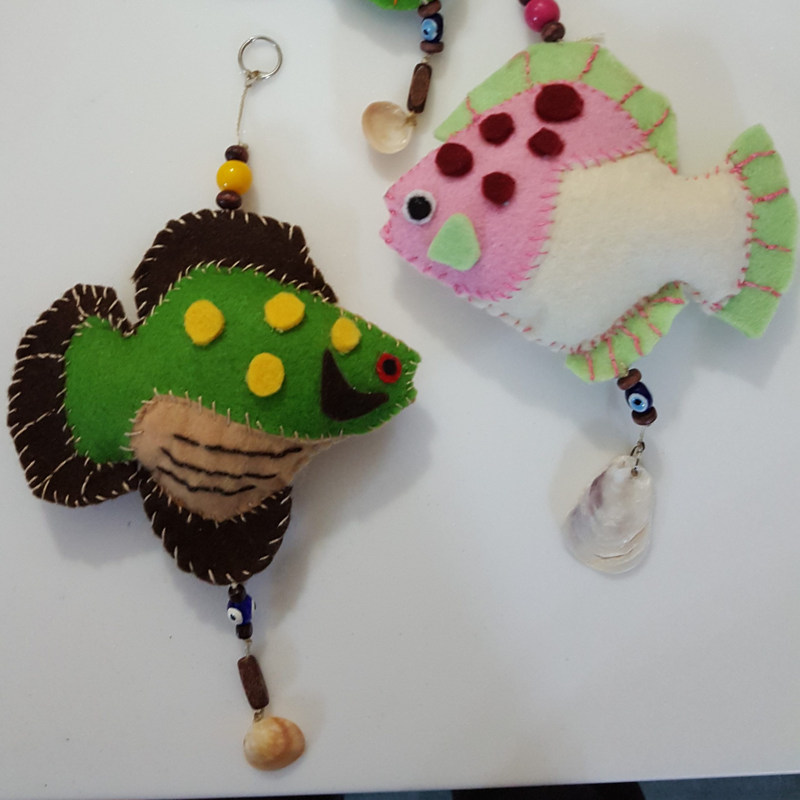 Keçe Duvar Süsü Balık