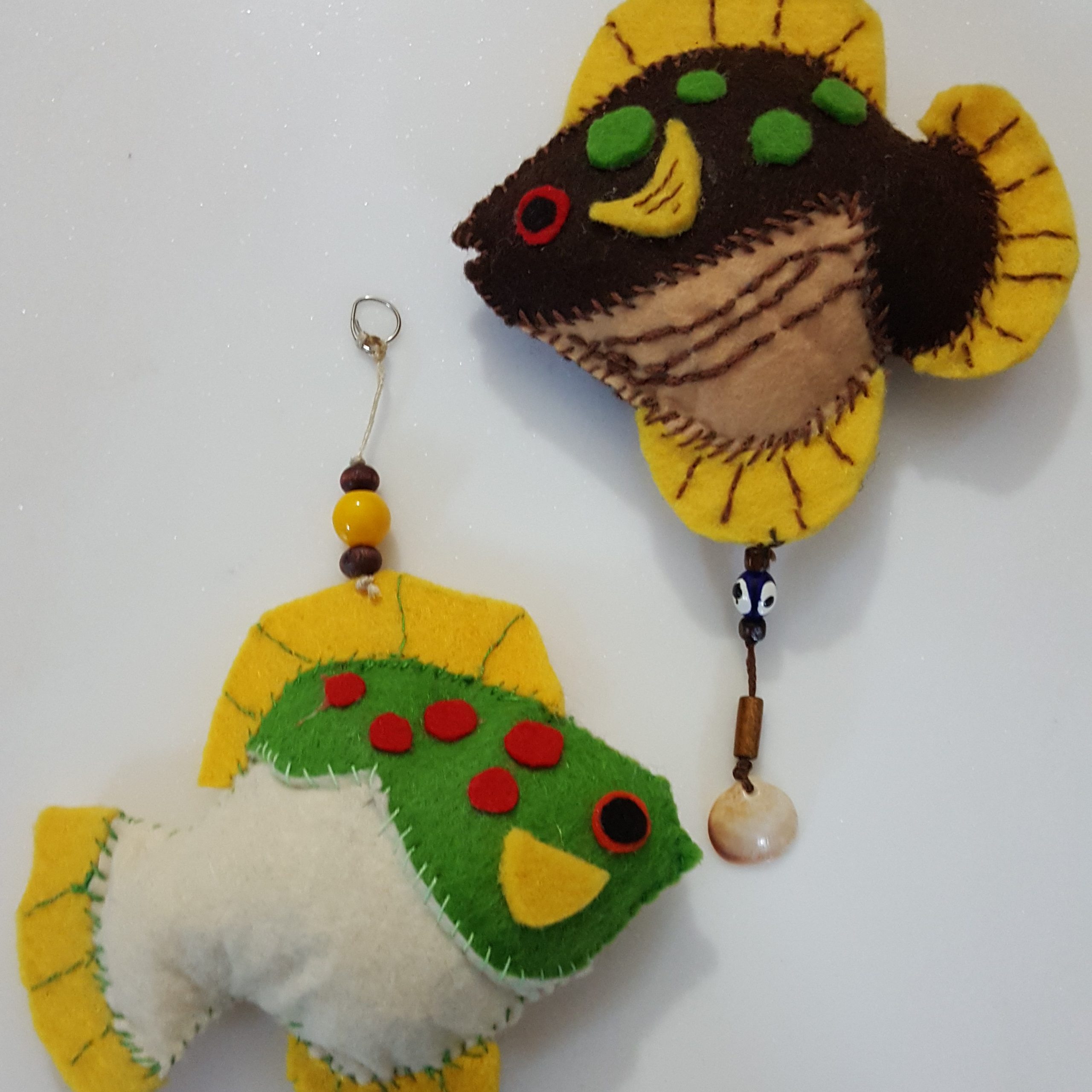 Keçe Duvar Süsü Balık