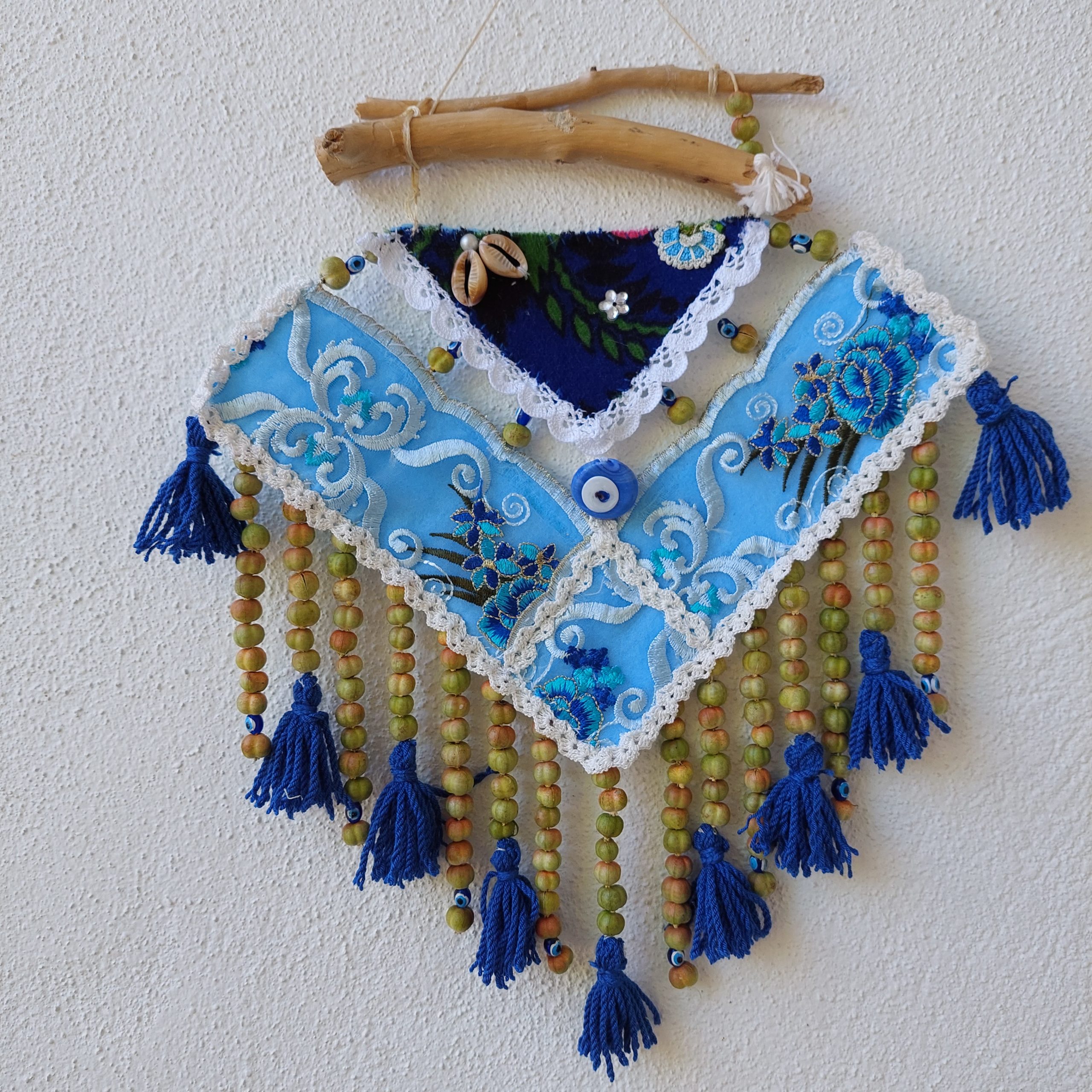 mavi keçe nazarlık